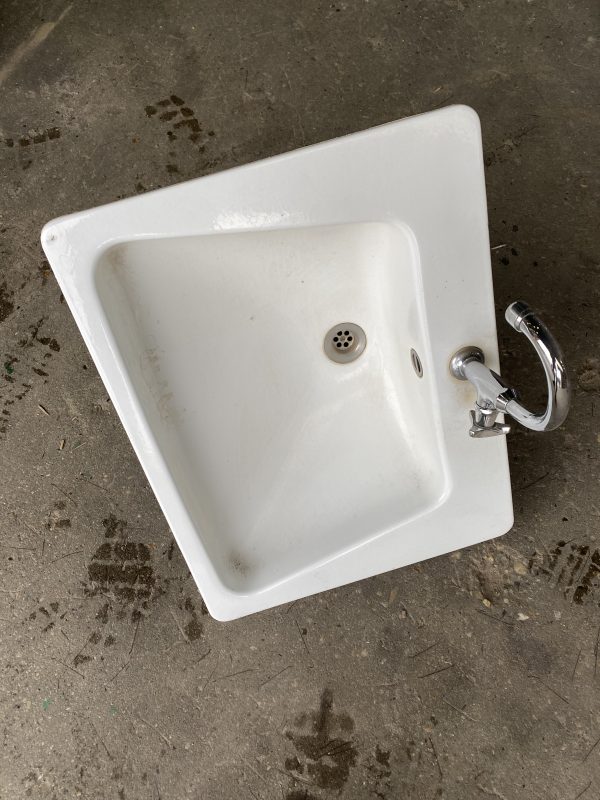 Metalen wasbak 46x60 cm - Afbeelding 4