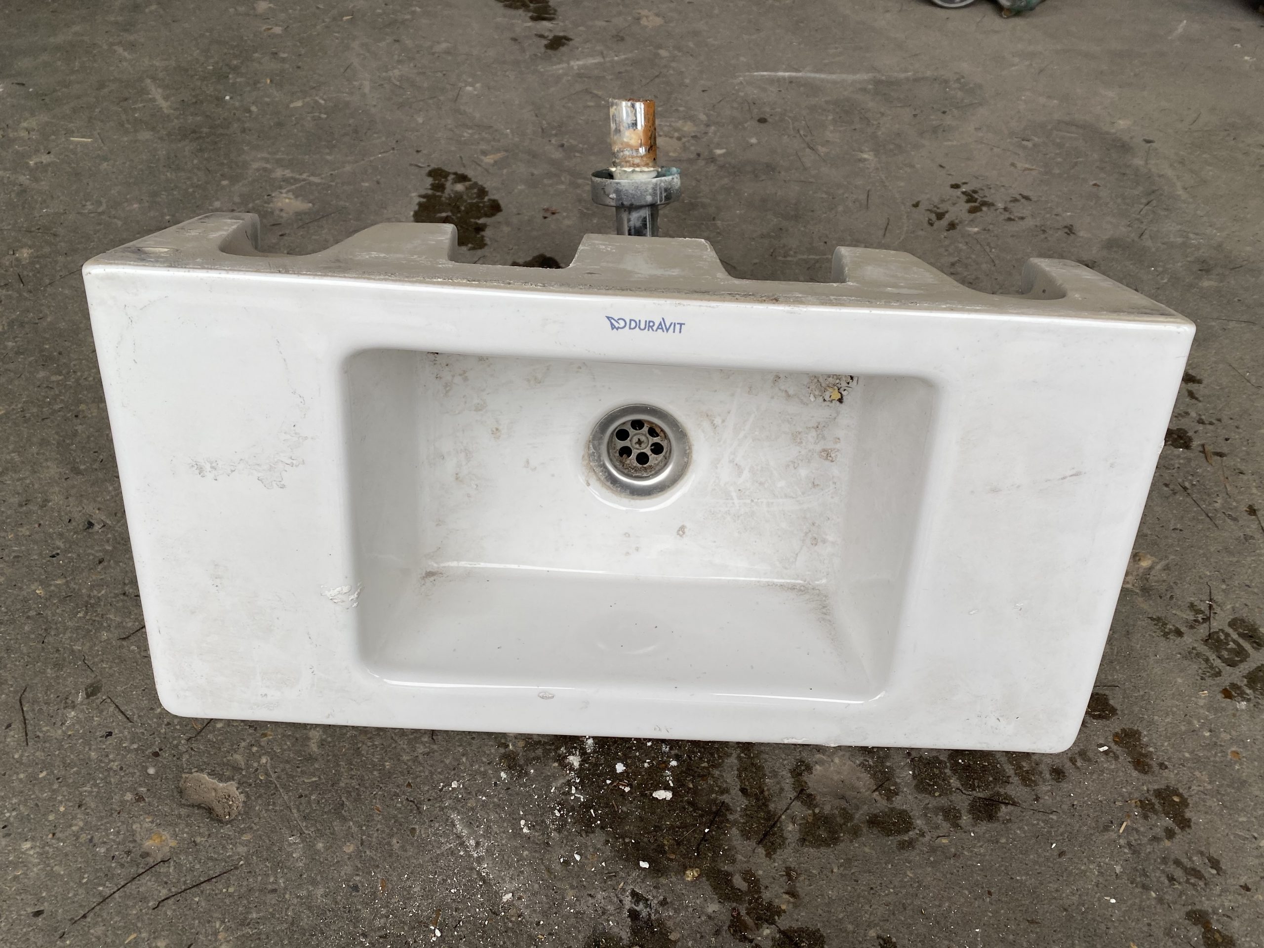 heel bord Uitwerpselen Duravit wasbak klein - Tweedehandsmaterialen - sanitair - gebruikt