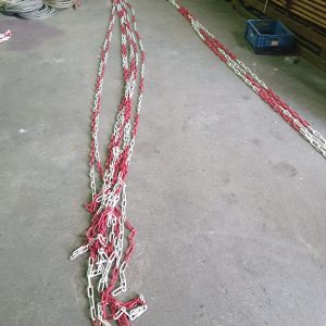 Veiligheidslijn | rood/wit 65 meter
