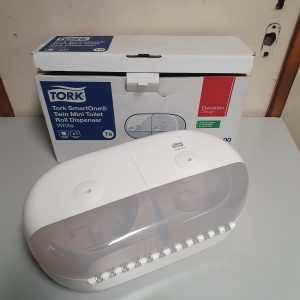 Tork 682000 T9 Smartone Twin Mini Toilet Roll Dispenser