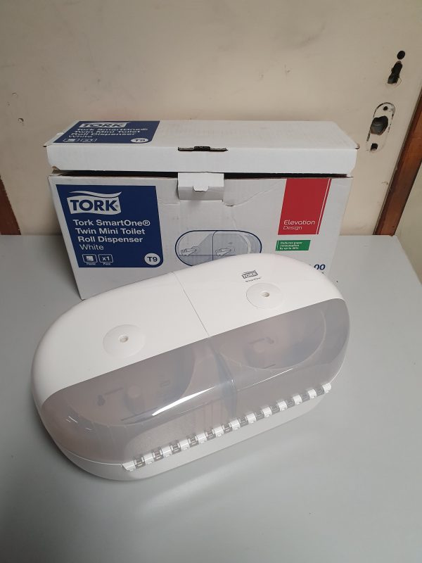 Tork 682000 T9 Smartone Twin Mini Toilet Roll Dispenser