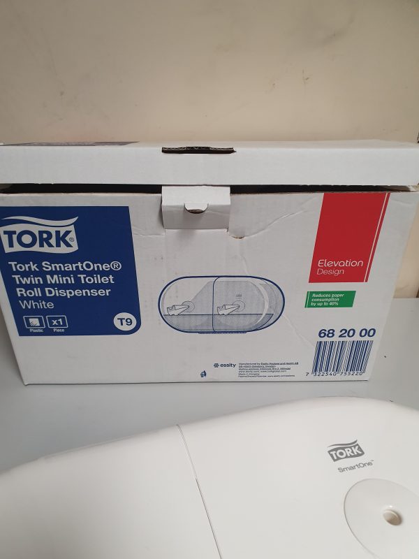 Tork 682000 T9 Smartone Twin Mini Toilet Roll Dispenser - Afbeelding 2
