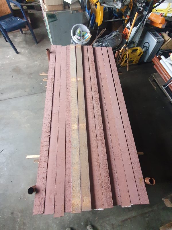 Vuren houten latjes - Bewerkt - 1870x70x18 mm - Afbeelding 3