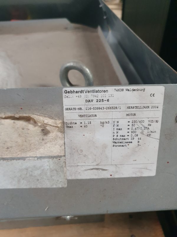 Gebhardt dakventilator DAV 225 -6 - Nieuw - Afbeelding 4