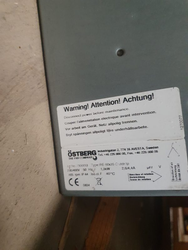 Ostenberg ventilatie systeem box IRE 60x35 C utdr.tp - Nieuw - Afbeelding 4