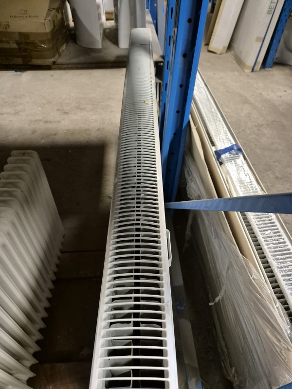 Paneel radiator wit - 141x10x91 cm - Afbeelding 3