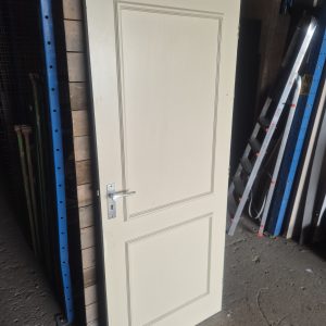 Gebruikte binnendeur met 2 panelen – 82,5x201 cm - 11209