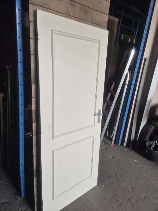 Gebruikte binnendeur met 2 panelen – 82,5x201,5 cm - 11210