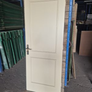 Gebruikte binnendeur met 2 panelen – 78x201 cm - 11211
