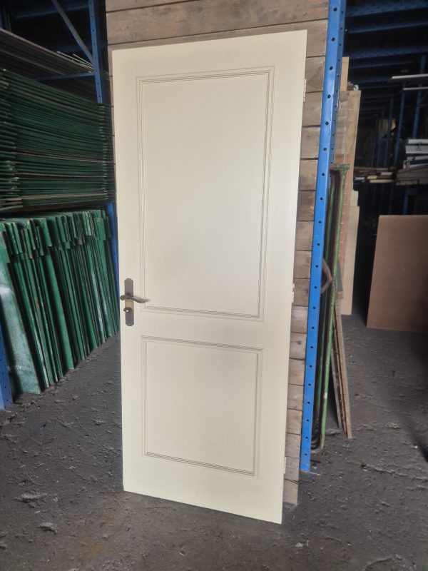 Gebruikte binnendeur met 2 panelen – 78x201 cm - 11211