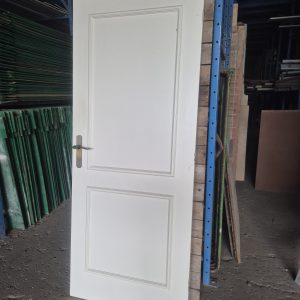 Gebruikte binnendeur met 2 panelen – 82,5x201 cm - 11212
