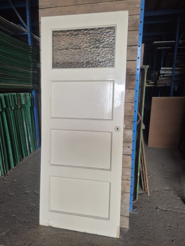 Gebruikte binnendeur met 4 panelen – 77x196 cm - 11215