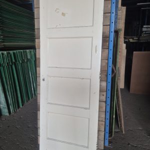 Gebruikte binnendeur met 4 panelen – 73x202 cm - 11217