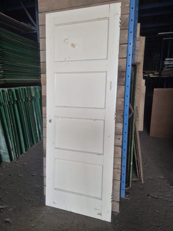 Gebruikte binnendeur met 4 panelen – 73x202 cm - 11217