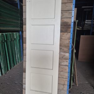 Gebruikte binnendeur met 4 panelen – 62,5x201 cm - 11218