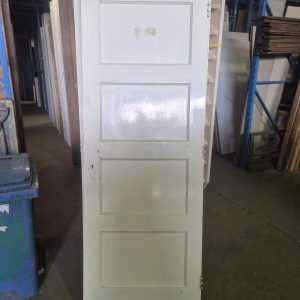 Gebruikte binnendeur met 4 panelen – 72,5x201,5 cm - 11216
