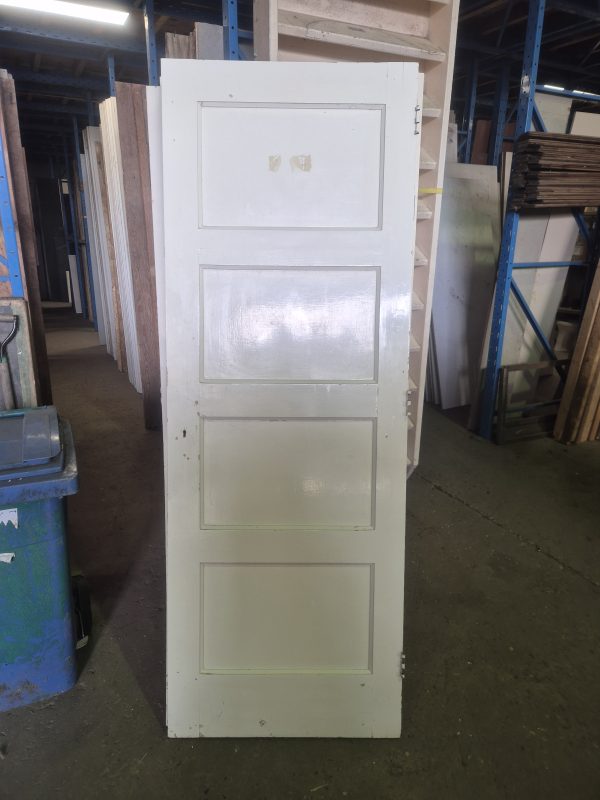 Gebruikte binnendeur met 4 panelen – 72,5x201,5 cm - 11216