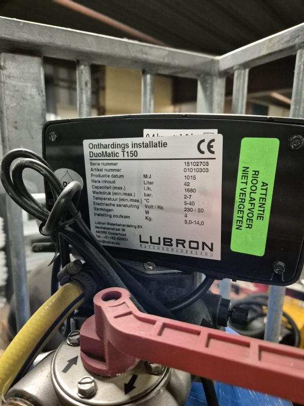 DuoMatic T150 – Wateronthardingsinstallatie - Afbeelding 2