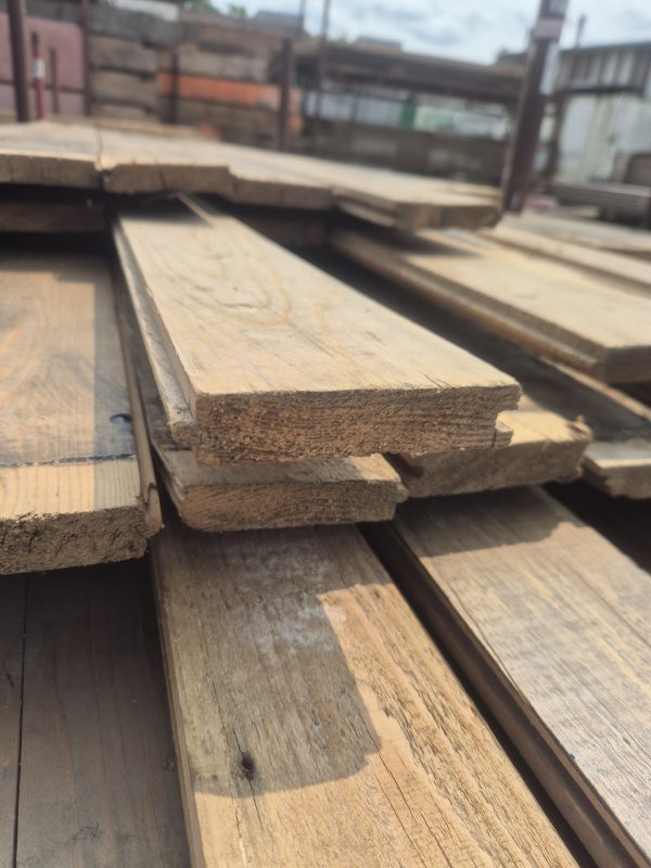 Partij dakbeschot / vloerplanken – 85 mm werkende breedte - 12,5 m2