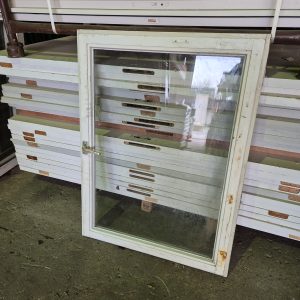 Rechthoekig binnen raam met dubbel glas - 88,5x120 cm
