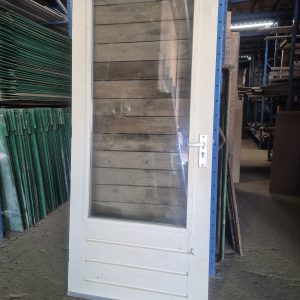 Achterdeur met dubbel glas - 93x211 cm