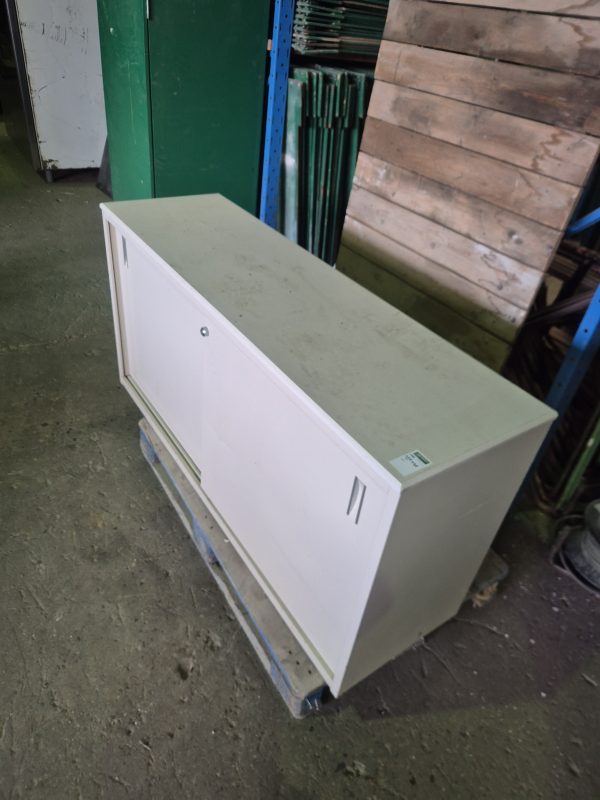 Lage Archiefkast - schuifdeuren - 150x75x46 cm - Afbeelding 3