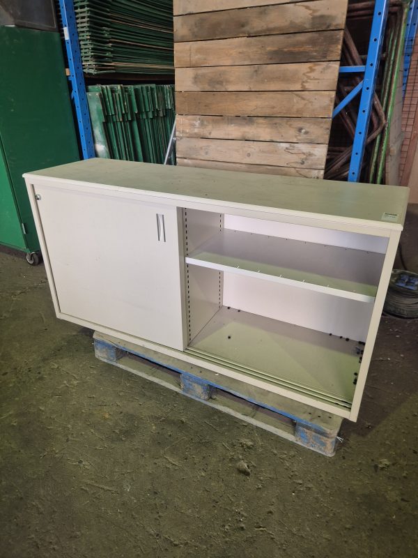 Lage Archiefkast - schuifdeuren - 150x75x46 cm - Afbeelding 2