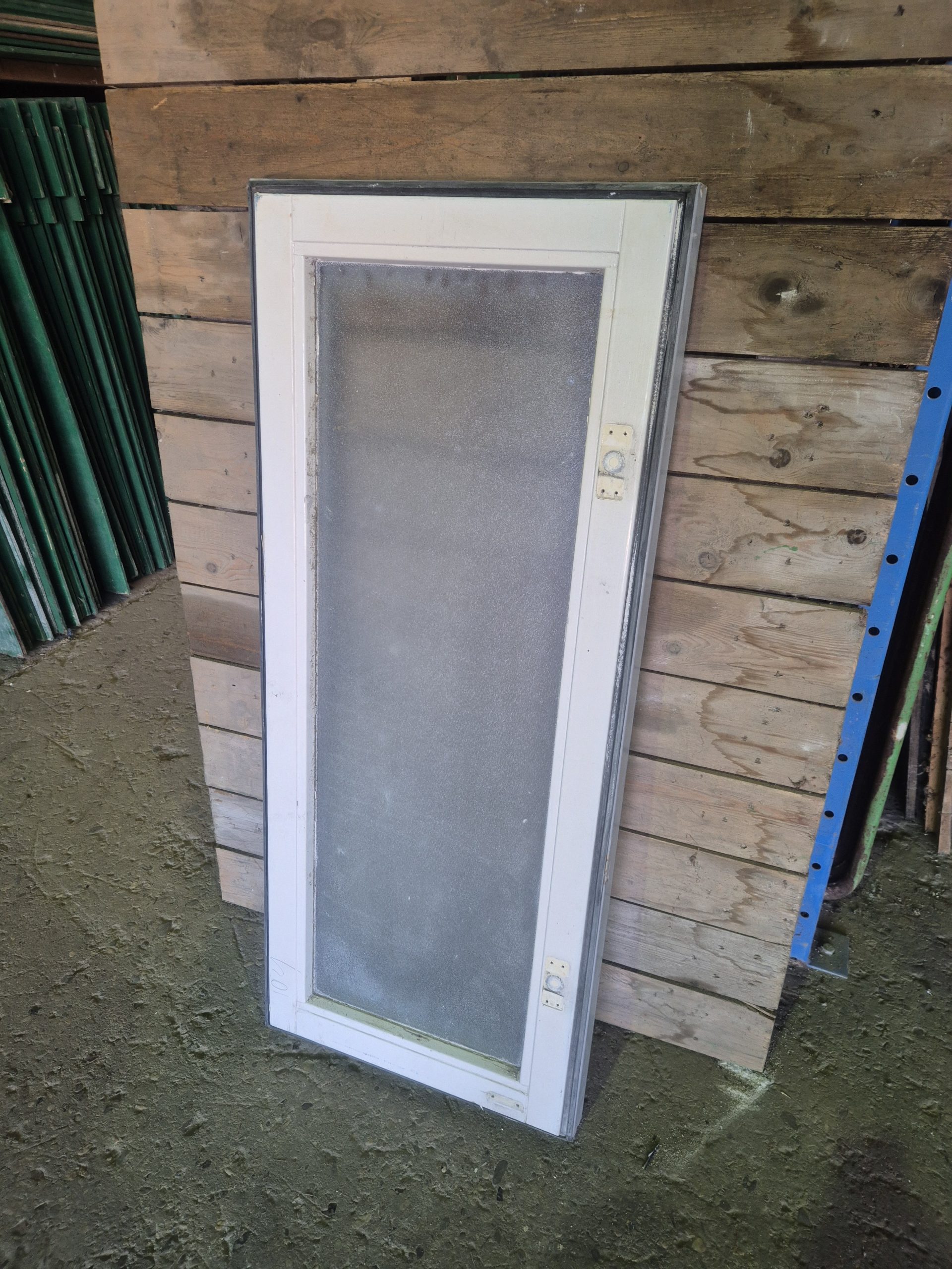 Binnenraam met dubbel glas - 47,5x113,5 cm
