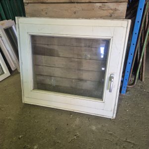 Gebruikt kiep kantel raam - Dubbel glas - Hardhout