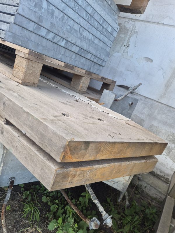 Zware houten draag balken - Houten balk 490x125x9200 mm - Afbeelding 2