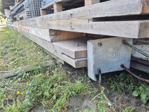 Zware houten draag balken - Houten balk 490x125x9200 mm