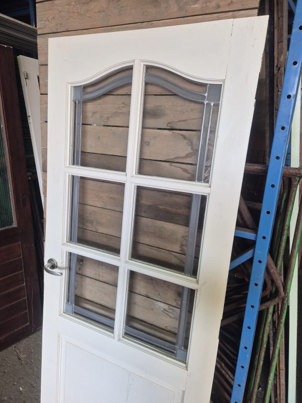 Binnendeur met glas in lood - Paneeldeur met glas - 13120 - Afbeelding 2
