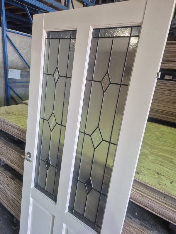 Gebruikte opdekdeur - Glas in lood - 13161 - Afbeelding 2
