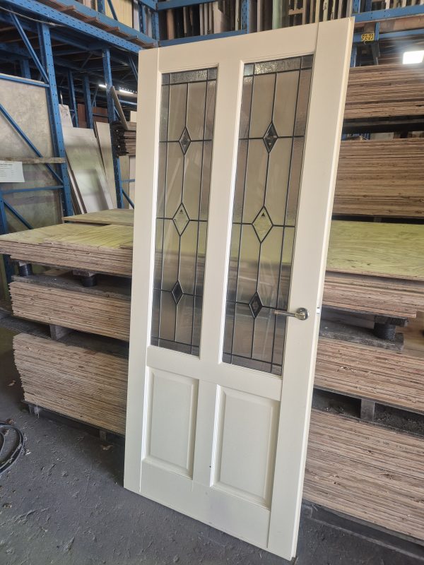 Gebruikte opdekdeur - Glas in lood - 13161 - Afbeelding 3