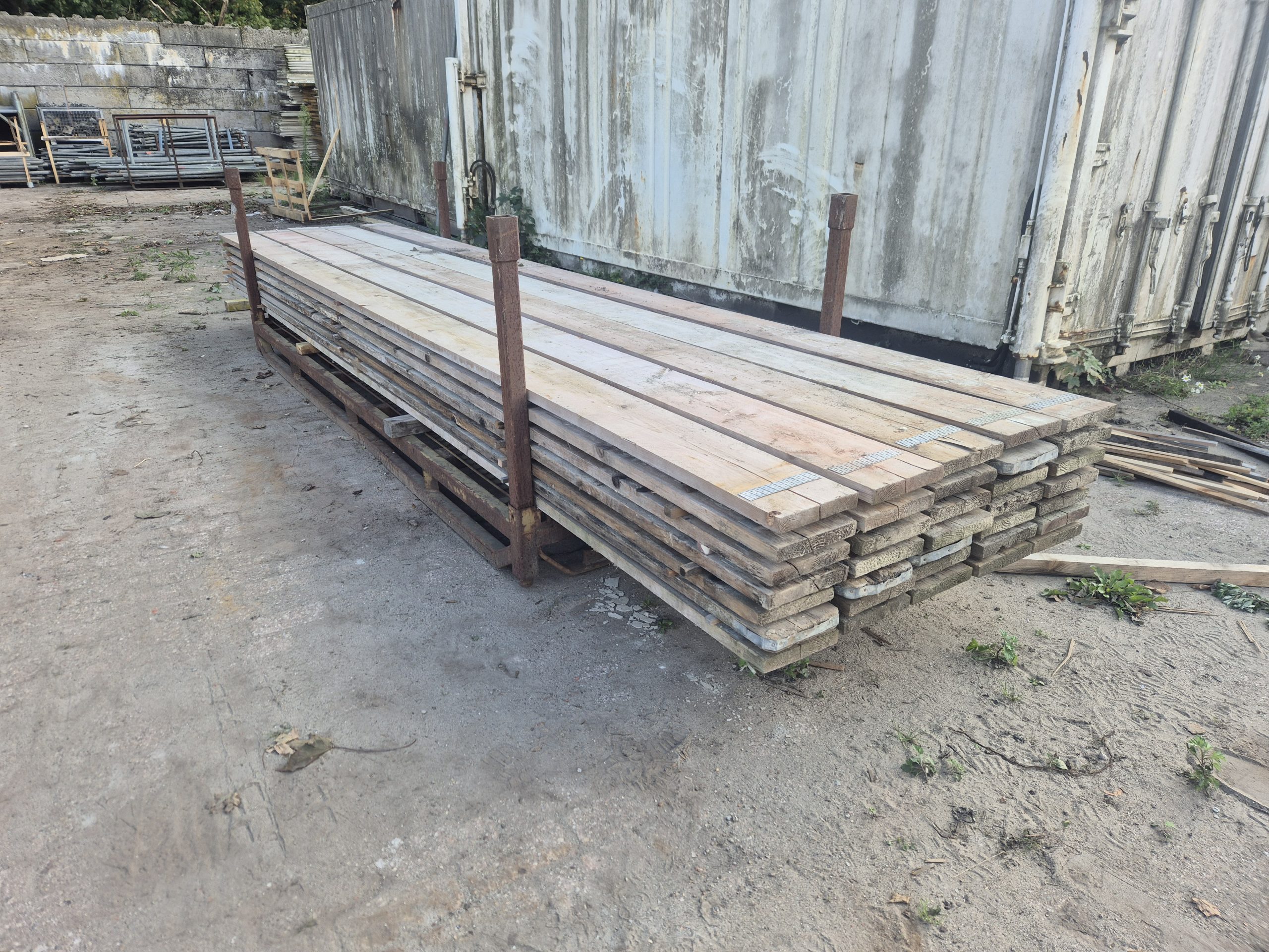 Steigerplanken - Hout - Gebruikt - 500 cm - Afbeelding 2