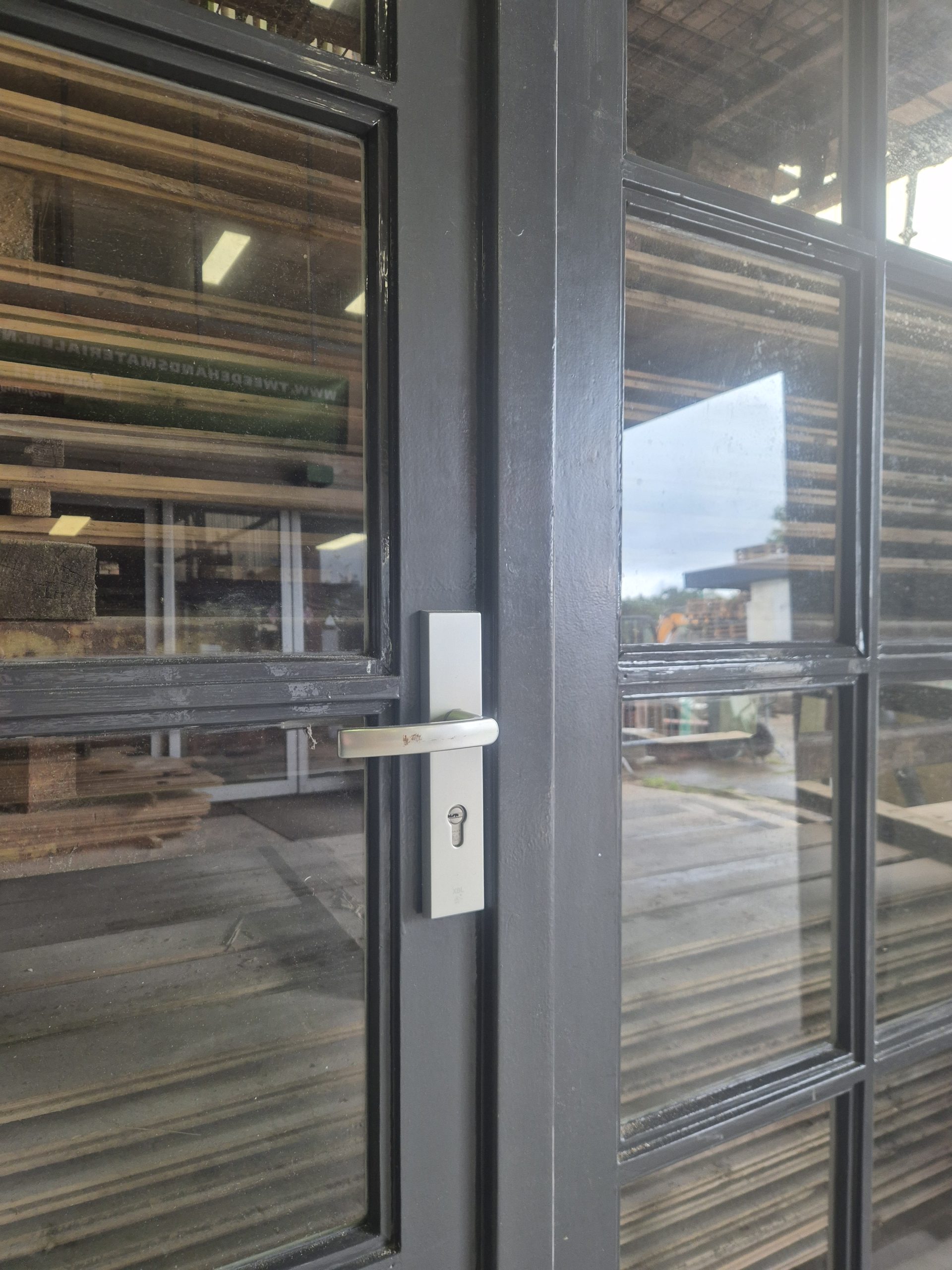 Dubbele openslaande deuren - Antraciet - 12313 - Afbeelding 3