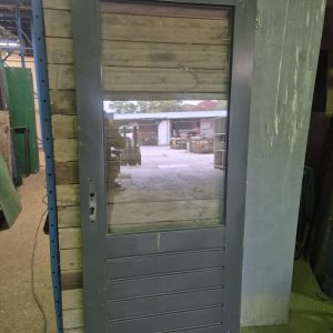 Achterdeur met dubbel glas - Hardhout - 13214