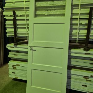 Paneeldeur 4-vaks met glas - 82,5x210,5 cm - 12137