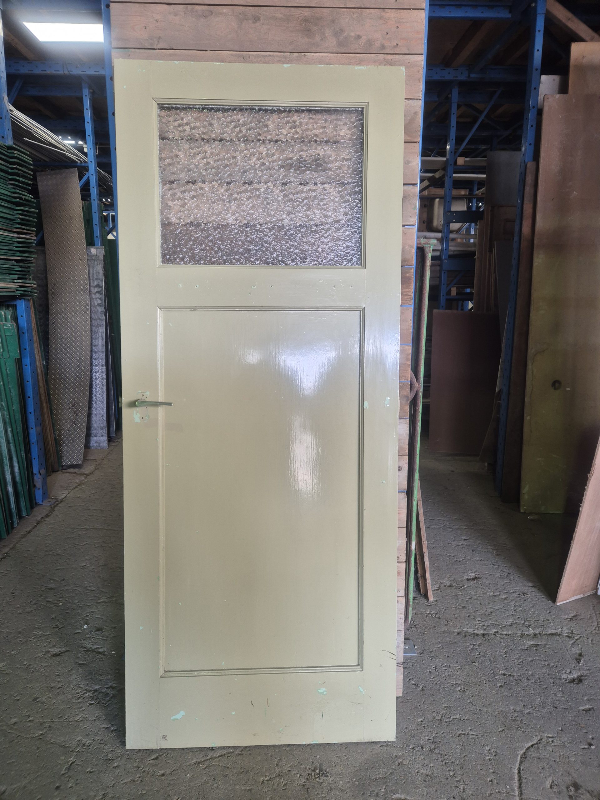 2-vaks paneeldeur met glas - 11150