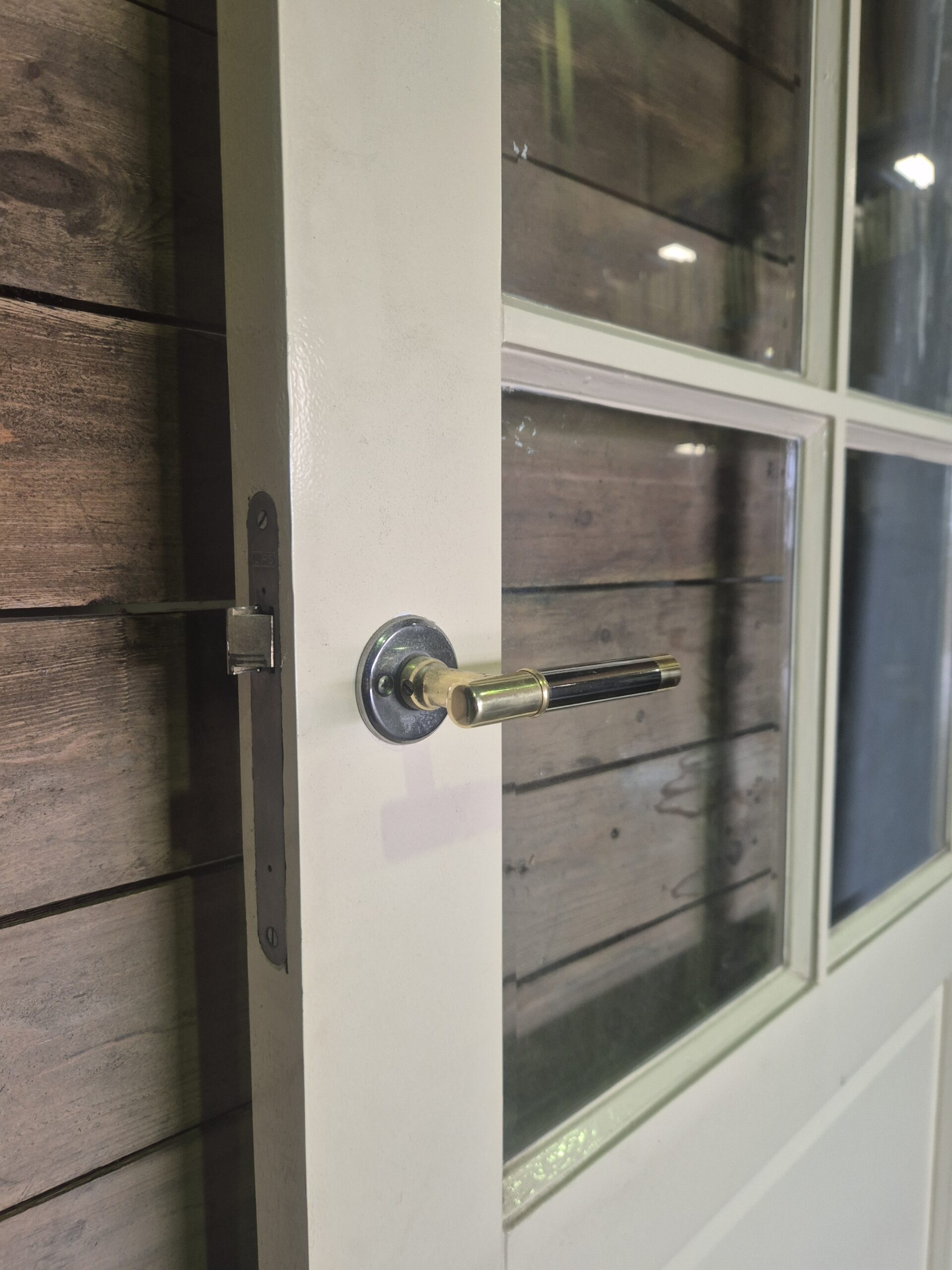 Binnendeur met glas - Stompe deur - 87,5x213 cm - 13211 - Afbeelding 2