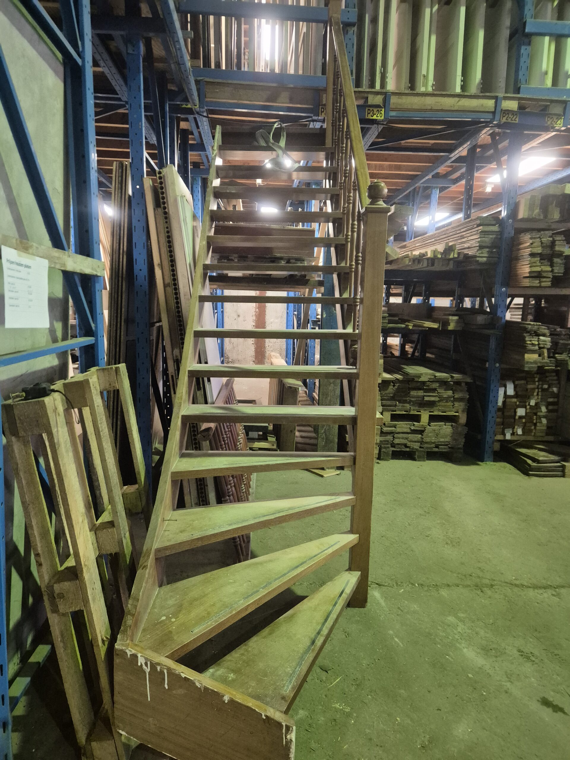 Verdiepingstrap - Hout - 286 cm hoog - Afbeelding 3