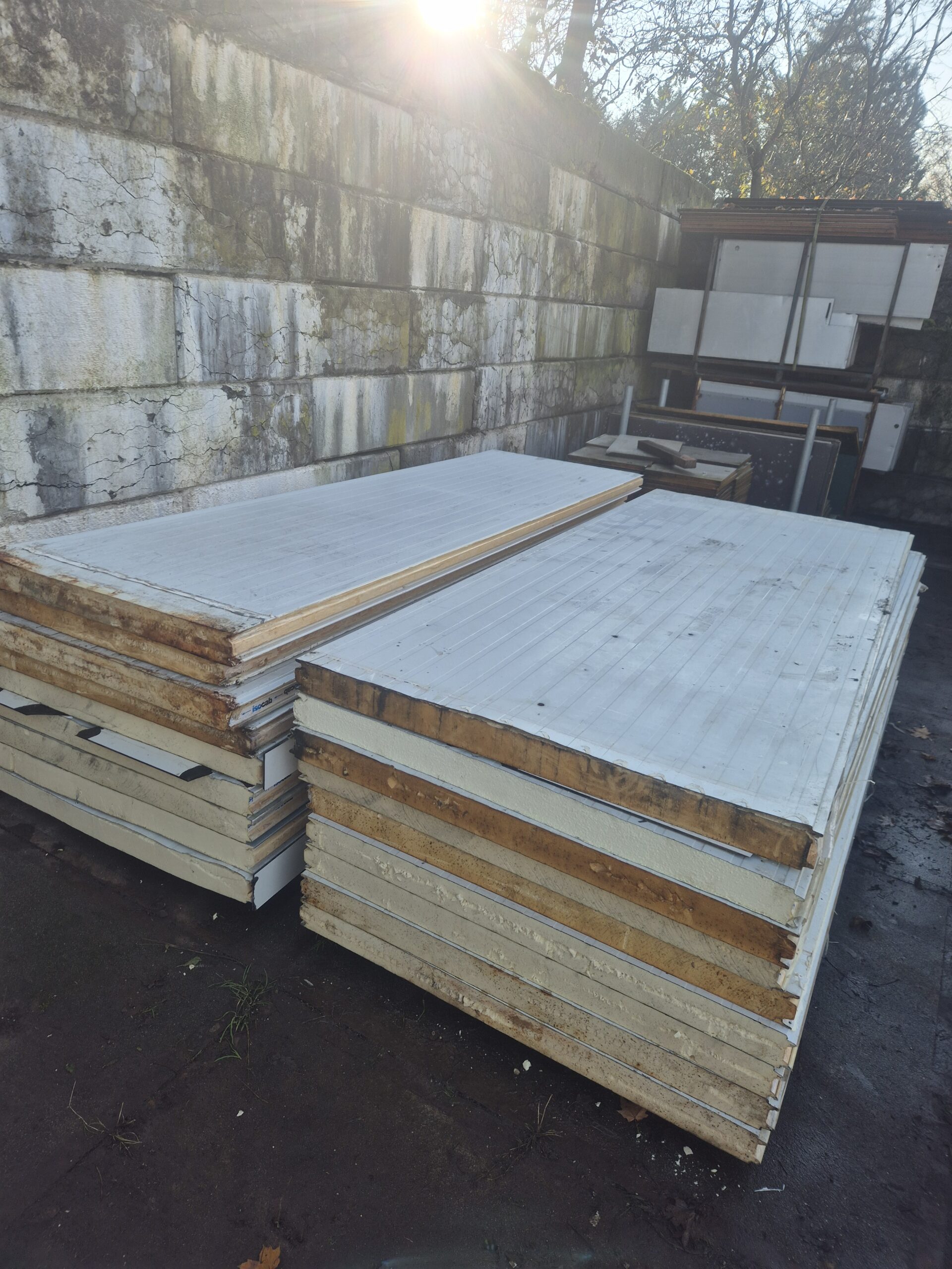 Sandwich panelen - 8 cm - Pir isolatie