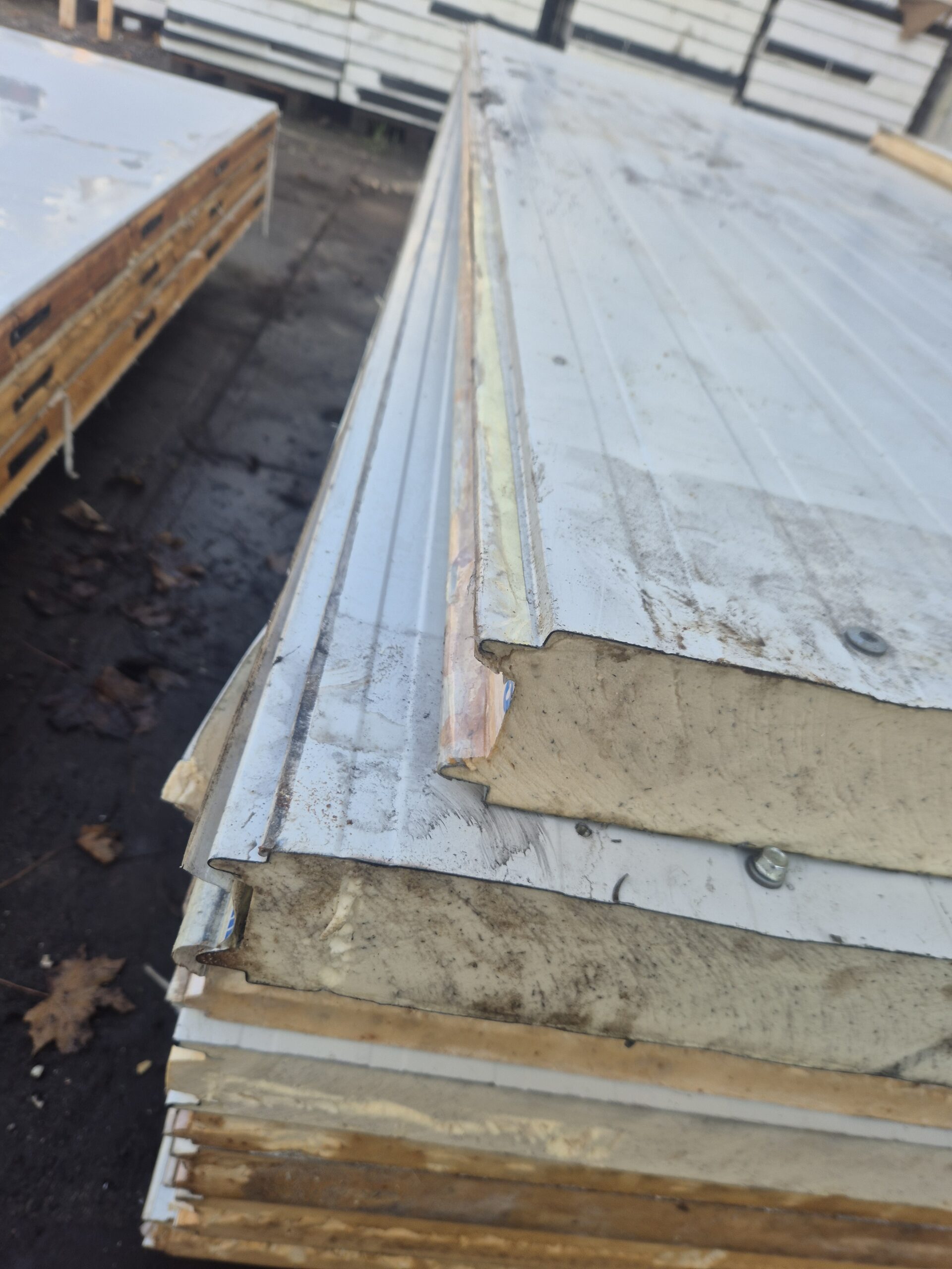 Sandwich panelen - 8 cm - Pir isolatie - Afbeelding 2