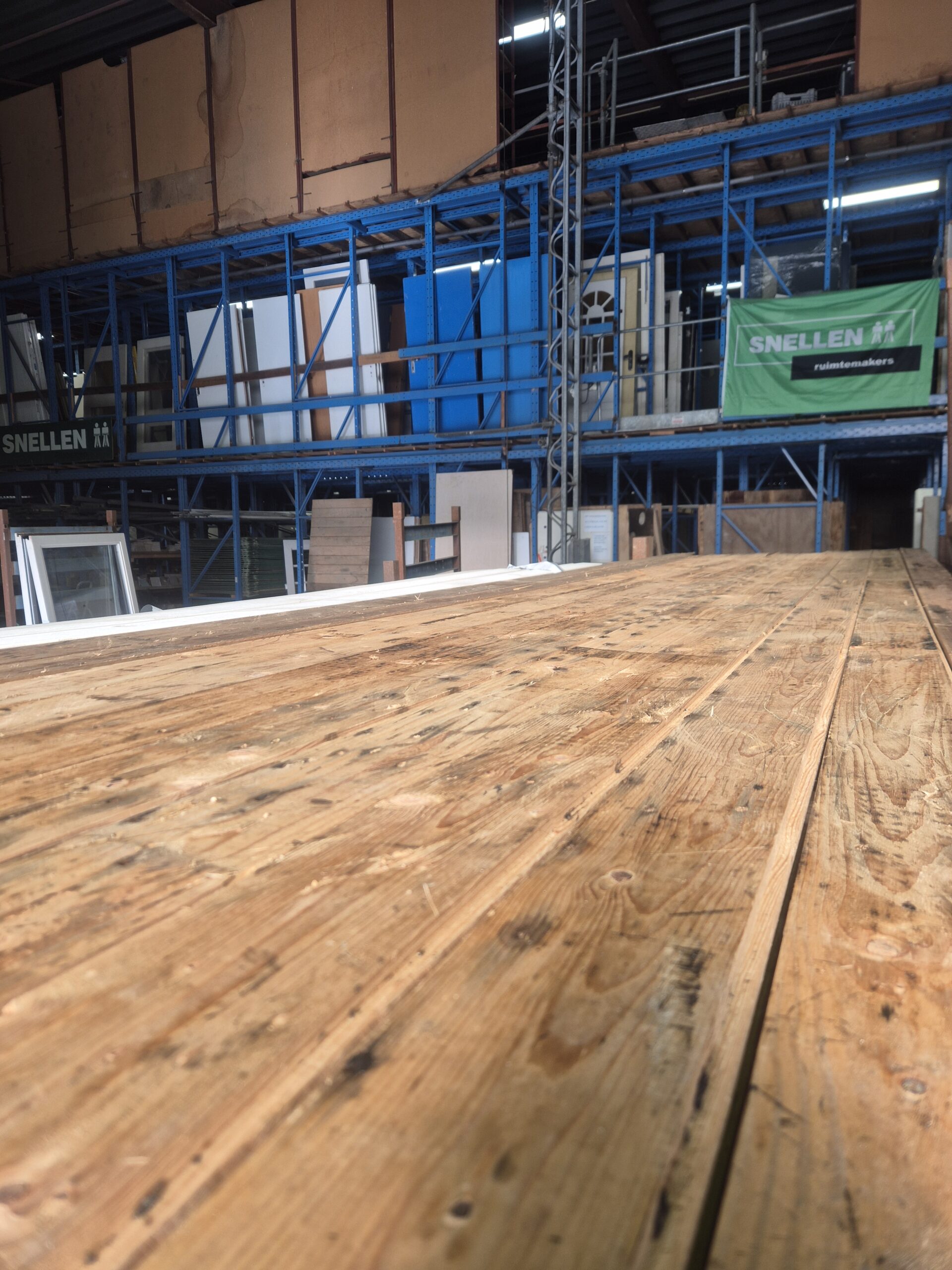 Dakbeschot / vloerplanken (mes & groef) – circulair & spijkervrij - 20 mm - Afbeelding 2
