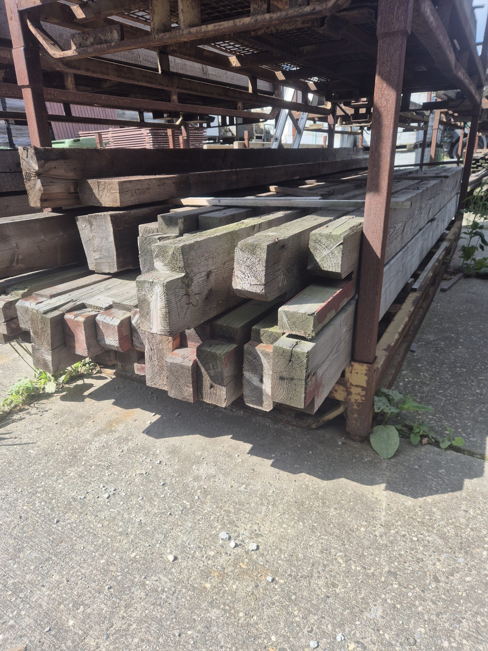 Gebruikte houten balken 175x65 mm | Circa 3500 mm | Duurzaam balkhout