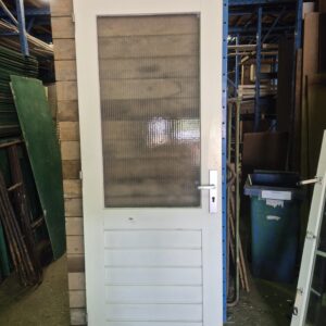 Achterdeur met gewand glas - Rechtsdraaiend - 13143