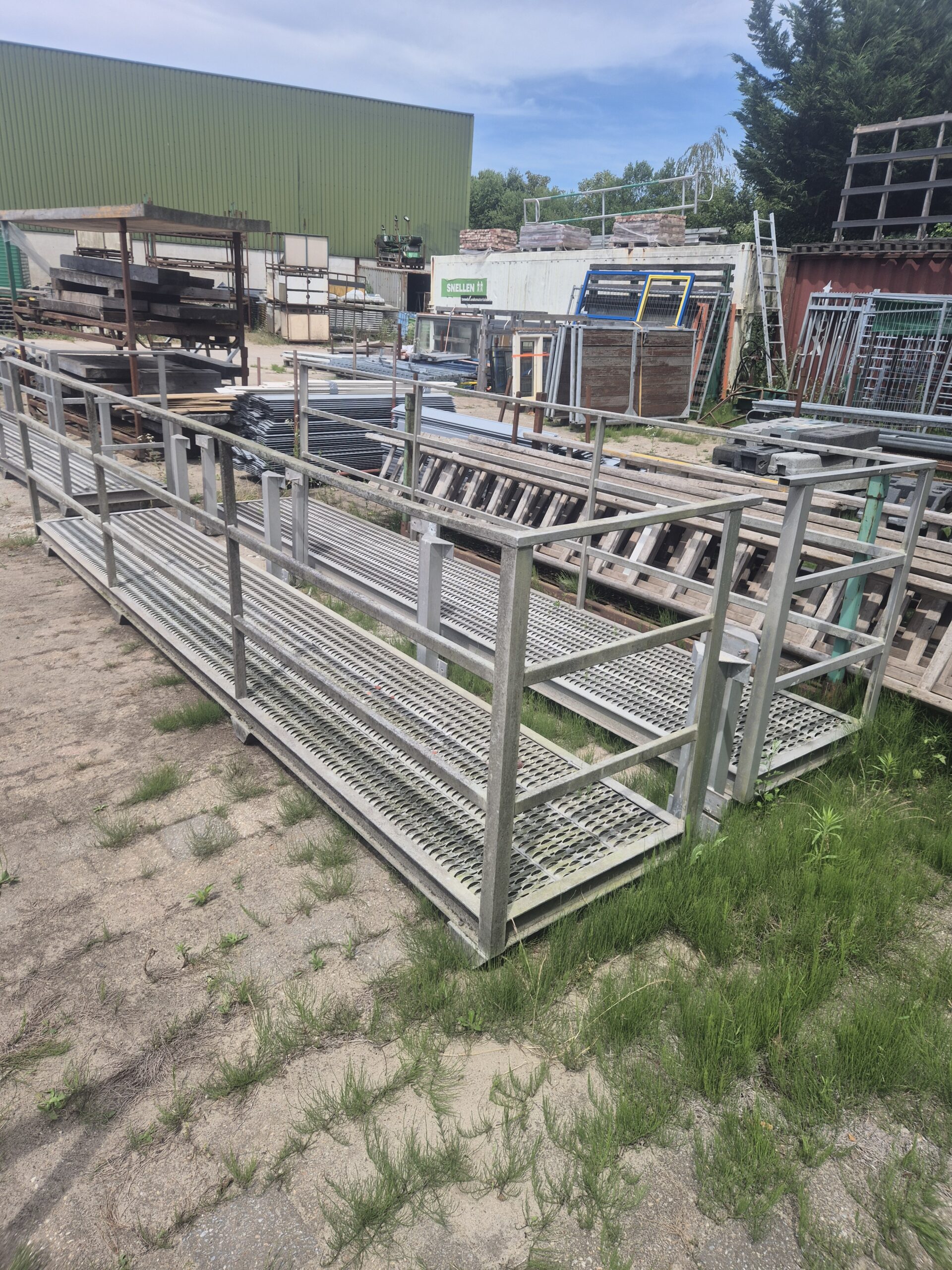 Bordes, loopbrug entresolvloer - 95x478x120 cm - Afbeelding 2
