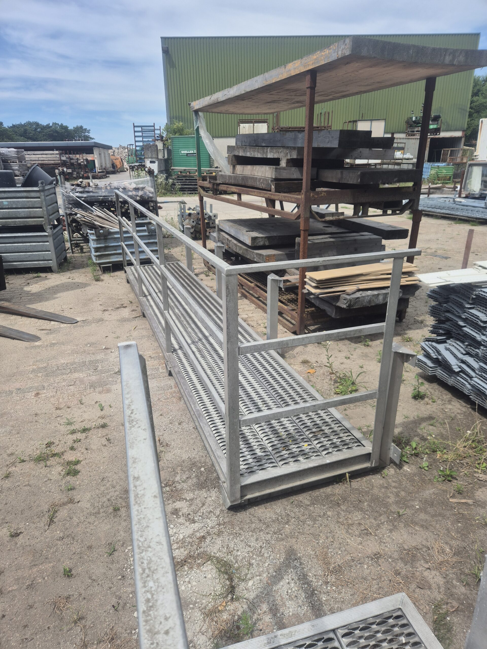 Bordes, loopbrug entresolvloer - 95x478x120 cm - Afbeelding 3